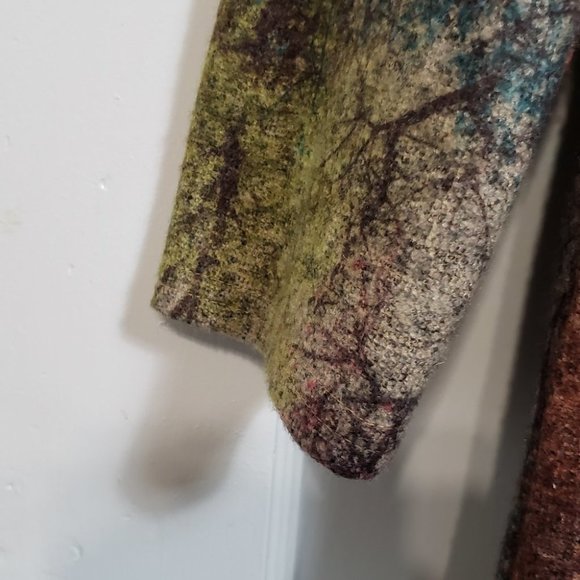 MISSLOOK Fall branches multi colored A-Line dress - Picture 4 of 10